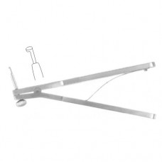 Gass Corneoscleral Punch Rotatable Stainless Steel, Diameter - Deep Bite 1.5 mm - 0.75 mm